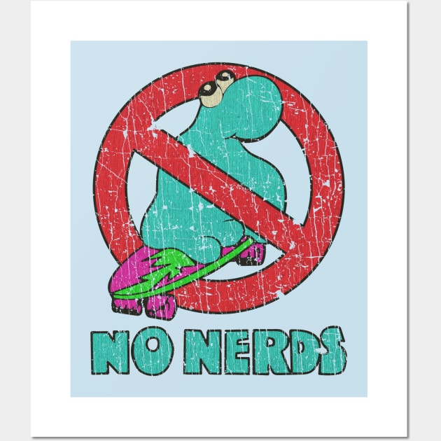 No Nerds Skater 1986 Wall Art by JCD666